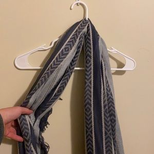 Vintage Blue and turquoise large scarf